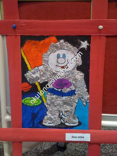 sanat etkinliği : astronot - resim-1
